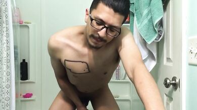 Young Guy Cums big after work