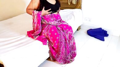 Anippe: My Next Roommate caught me Horny in Indian Hotel, When im wearing Indian Traditional Dress