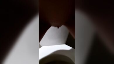 Peeing with the door unlocked because I couldn't figure out how to lock it