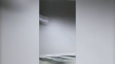 Peeing with the door unlocked because I couldn't figure out how to lock it