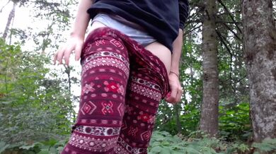 Changing My Dirty Pee Panties In Public