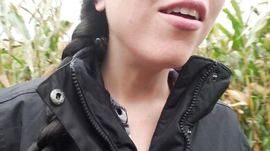 Halloween Week! A Naughty Flash In The Corn Maze