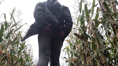 Halloween Week! A Naughty Flash In The Corn Maze