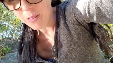 A Girl Piss by the River