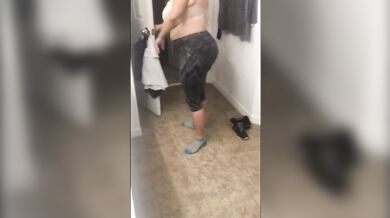 Huge Titty Latina BBW Milf Does Her Morning Routine