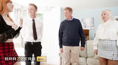 BRAZZERS - Danny Hires Scarlett Jones As A Wife For A Day But Can't Resist Fucking Her All Over The Place