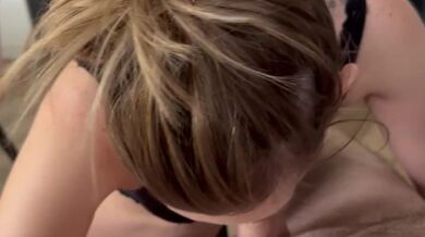 I give him a good blowjob when I get home from work to really unload his balls