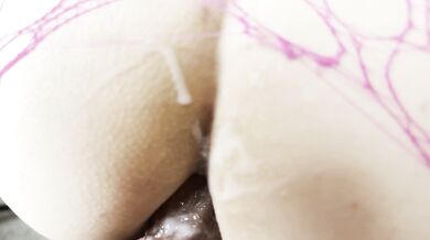 BLUE HAIR BABE POV Anal Fun & Amateur Blowjob - FAWNTALES // PUTA DE PELO AZUL Mamada y sexo anal