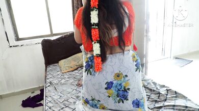 Diwali Bonus = Landlady gives clothes and hard sex to her servant - Hindi Audio Story