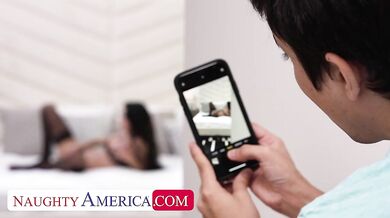 Hot MILF Jamie Michelle Has Friend's Son Fuck Her When Her Date Cancels