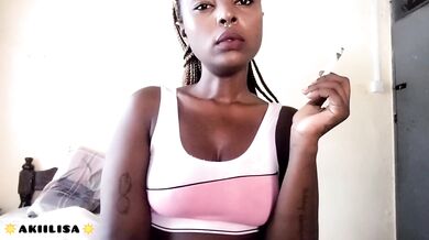 Smoking: Lipstick and cigarettes/Akiilisa porn