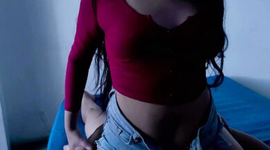 MY little STEPSISTER realizes that no one is home and comes to FUCK