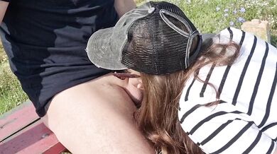 public masturbation a stranger comes up and sucks my dick