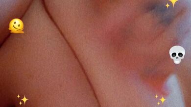 After shower touching