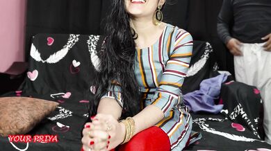 indian desi Priya fucked by her friend's father and desi blowjob before christmas party | YOUR PRIYA