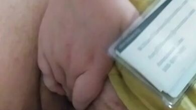 Masturbating to Orgasm at Work