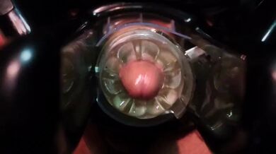 Cock milking machine makes me cum 2 times