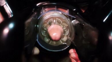 Cock milking machine makes me cum 2 times