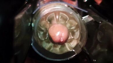 Cock milking machine makes me cum 2 times