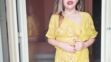 I tidied my room but I wasn't wearing panties