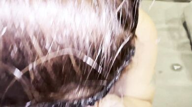 4K BBW large woman doing a Blowjob and swallowing. I love tasting sperm and swallowing.