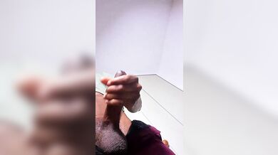 Big black cock masturbation