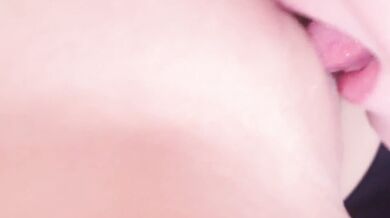 PINK VIRGIN CUNILINGUS // Slobbering pussy licking