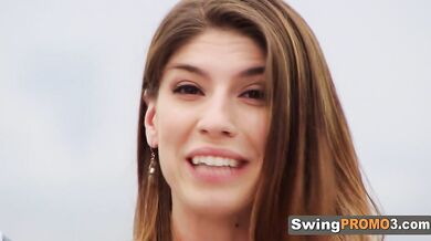 Bald Husband Takes His Wife To Party At The Swingers Mansion