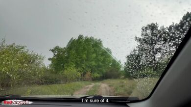 Rainy Day ThroatPie: Hitchhiker’s Deep Throat Car Training