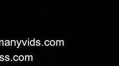 Collar and leash wife take big facial