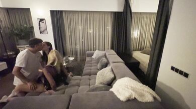 Wife loves watching husband fuck hot blonde Milf