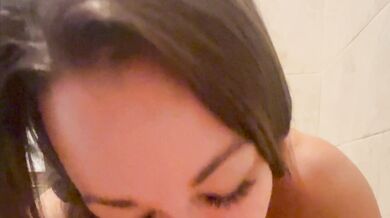 Step Mommy Loves to Suck a Sudsy Cock