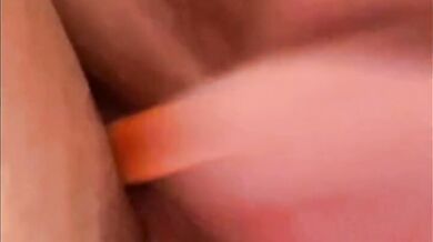 College Girl Masturbating with roommate next door