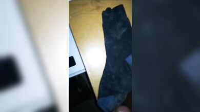 21 YEAR OLD COCK CUMS ON SOCK AT NIGHT