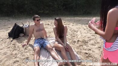 Swingers At The Beach - Eveline Dellai