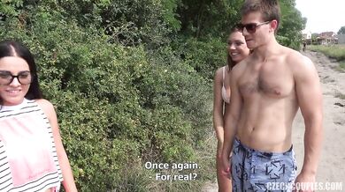 Swingers At The Beach - Eveline Dellai