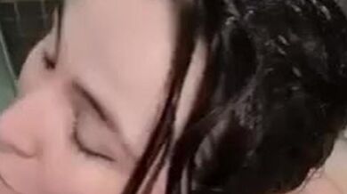 Emily Hill Shower Dildo BJ