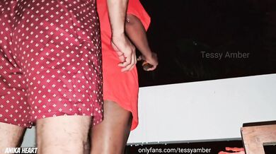 On a HOTEL BALCONY I Made My Stepsister SQUIRT and Fucked Her Doggy