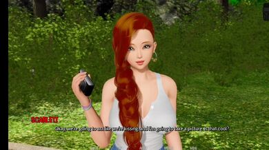 Scarlett let me touch and massage her breast Ripples gameplay