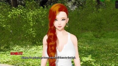 Scarlett let me touch and massage her breast Ripples gameplay