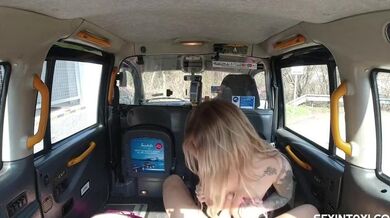 Busty Blonde Pays for the Trip