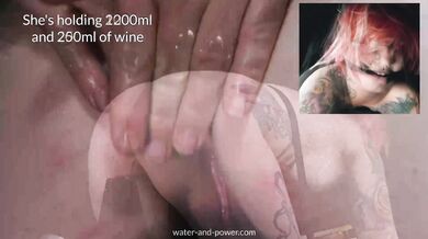 Sixtwentynine gets tied down for a big enema