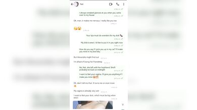 Hot chat with my daughter's best friend ????