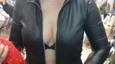 real exhibitionism milf slut