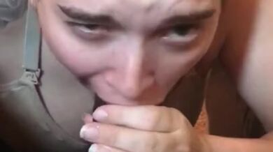 Eat my dick up..She love her black Daddy dick ..throat action