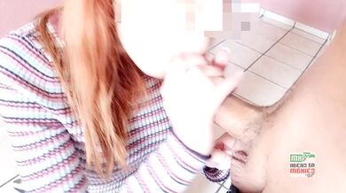 Chiquita mexicana antes de clases, duro contra el muro. Y le termino de abrir su coñito