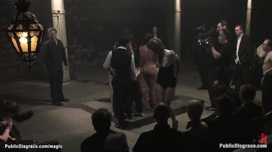 Slave in inverted suspension fucked