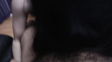 Hot teen Violette Black sloppy blowjob P.O.V