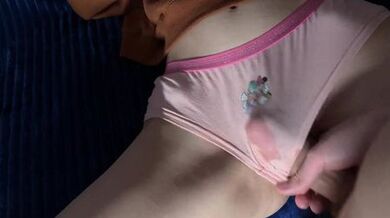 The Hottest Pussy Rubbing And Cum On Roommate's Kinky Panties