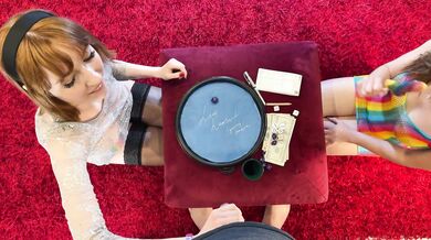 Dice Challenge with Two Girls for Precum and Cumming Handjob Contest to make a Big Cock guy give his Cum Quickly